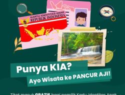 Anak – Anak Yang Punya KIA Gratis Berkunjung Ke Wisata Pancur Aji Sanggau