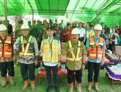 Pembangunan sarana dan prasarana air Bersih di Kecamatan Toba Mulai Dikerjakan