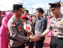 38 Personel Polres Sanggau Naik Pangkat