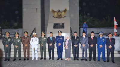 Danlanud Sultan Hasanuddin Hadiri Upacara Apel Kehormatan Dan Renungan Suci HUT ke-79 RI