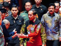 Panglima TNI Dampingi Presiden RI Pada Rapat Konsolidasi Nasional KPU Tahun 2024