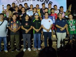 Kepala Disporapar Sanggau Resmi Tutup Turnamen Sepak Bola Porbin Cup Ke-XVIII di Desa Binjai